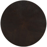 Nile Oak Wood Art Deco Coffee Table with Brushed Gold Base - Elegant Centerpiece for Modern Living