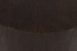 Nile Oak Wood Art Deco Coffee Table with Brushed Gold Base - Elegant Centerpiece for Modern Living
