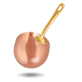 Mauviel M'PASSION Copper Zabaglione With Brass Handles
