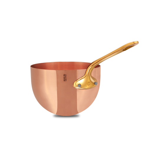 Mauviel M'PASSION Copper Zabaglione With Brass Handles