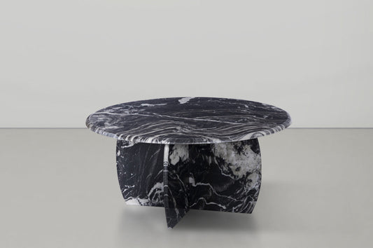 Formentera Coffee Table - Handcrafted Marble Elegance with Unique Design for Modern Living Spaces