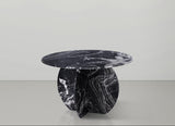 Formentera Dining Table - Elegant Handcrafted Marble Design with Unique Shape for Modern Spaces