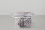 Formentera Coffee Table - Handcrafted Marble Elegance with Unique Design for Modern Living Spaces