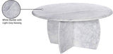 Formentera Coffee Table - Handcrafted Marble Elegance with Unique Design for Modern Living Spaces