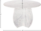 Formentera Dining Table - Elegant Handcrafted Marble Design with Unique Shape for Modern Spaces