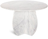 Formentera Dining Table - Elegant Handcrafted Marble Design with Unique Shape for Modern Spaces