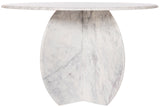 Formentera Dining Table - Elegant Handcrafted Marble Design with Unique Shape for Modern Spaces