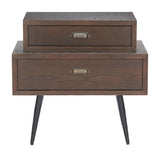 Mechy Side Table Brown