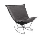 Puff Rocker Ottoman Pana Charcoal/Natural