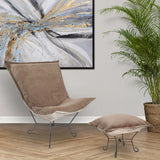 Puff Chair Cover & Cushion Pana Sand/Natural