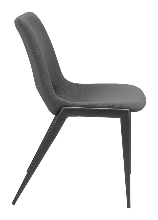 Desi Armless Dining Chair (Set of 2) Black