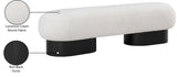 Robertson Opulent Boucle Fabric Bench – Timeless Art Deco Elegance for Entryway or Living Room