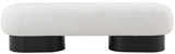 Robertson Opulent Boucle Fabric Bench – Timeless Art Deco Elegance for Entryway or Living Room