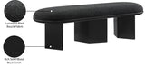 Wilshire Bench - Elegant Art Deco Design with Plush Seating and Solid Wood Base for Style & Comfort
