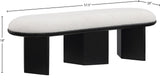 Wilshire Bench - Elegant Art Deco Design with Plush Seating and Solid Wood Base for Style & Comfort