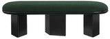 Wilshire Bench - Elegant Art Deco Design with Plush Seating and Solid Wood Base for Style & Comfort