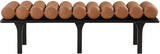 Landon Bench - Luxurious Art Deco-Inspired Upholstered Seating for Foyer, Bedroom, or Dressing Room
