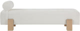 Edison Bench - Chic Mid-Century Modern Design with Soft Upholstery and Stylish Bolster Pillow Included