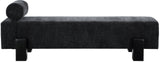 Edison Bench - Stylish Mid-Century Modern Upholstered Bench with Soft Fabric and Bolster Pillow