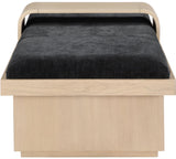 Arlington Bench: Stylish Mid-Century Modern Design with Solid Wood Base and Moveable Tray for Versatility