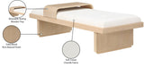 Arlington Bench: Stylish Mid-Century Modern Design with Solid Wood Base and Moveable Tray for Versatility