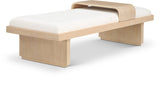 Arlington Bench: Stylish Mid-Century Modern Design with Solid Wood Base and Moveable Tray for Versatility