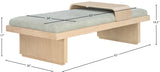 Arlington Bench: Stylish Mid-Century Modern Design with Solid Wood Base and Moveable Tray for Versatility