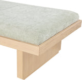 Arlington Bench: Stylish Mid-Century Modern Design with Solid Wood Base and Moveable Tray for Versatility