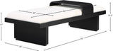 Arlington Bench - Luxurious Chenille Upholstered Seating with Sliding Tray for Modern Spaces