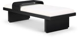 Arlington Bench - Luxurious Chenille Upholstered Seating with Sliding Tray for Modern Spaces