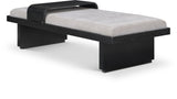 Arlington Bench - Luxurious Chenille Upholstered Seating with Sliding Tray for Modern Spaces