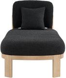 Maybourne Boucle Fabric Upholstered Chaise