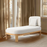 Maybourne Boucle Fabric Upholstered Chaise