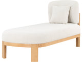 Maybourne Boucle Fabric Upholstered Chaise