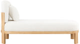 Maybourne Boucle Fabric Upholstered Chaise