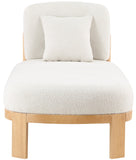 Maybourne Boucle Fabric Upholstered Chaise