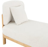 Maybourne Boucle Fabric Upholstered Chaise