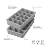 Perfect Cube Silicone Ice Molds - Set of 2