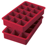 Perfect Cube Silicone Ice Molds - Set of 2