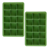 Perfect Cube Silicone Ice Molds - Set of 2