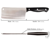 BergHOFF 5pc Ergonomic Kitchen Knife Set with Cleaver