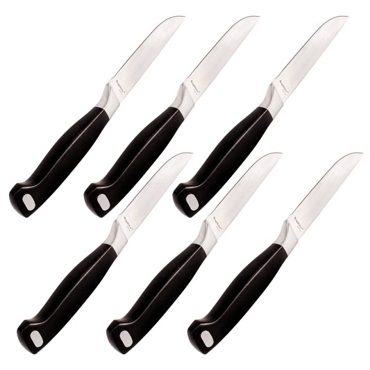 BergHOFF Bistro 6" Stainless Steel Steak Knife, Set of 6