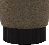 Veranda Boucle Fabric Upholstered Stool