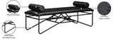 Gatsby Vegan Leather Bench – Elegant Contemporary Design with Soft Cushions for Stylish Spaces