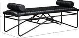 Gatsby Vegan Leather Bench – Elegant Contemporary Design with Soft Cushions for Stylish Spaces
