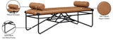 Gatsby Vegan Leather Bench – Elegant Contemporary Design with Soft Cushions for Stylish Spaces