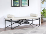 Gatsby Vegan Leather Bench – Elegant Contemporary Design with Soft Cushions for Stylish Spaces