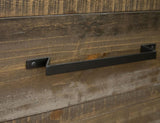 2 Drawer Nightstand - Loft Brown Pine Wood with Iron Hardware