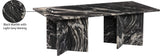 Verona Coffee Table - Handcrafted Marble Elegance with Unique Design and Contemporary Style Accent