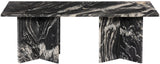 Verona Coffee Table - Handcrafted Marble Elegance with Unique Design and Contemporary Style Accent